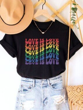 Love is Love T-Shirt, Retro Pride Shirt, Love is Love Shirt